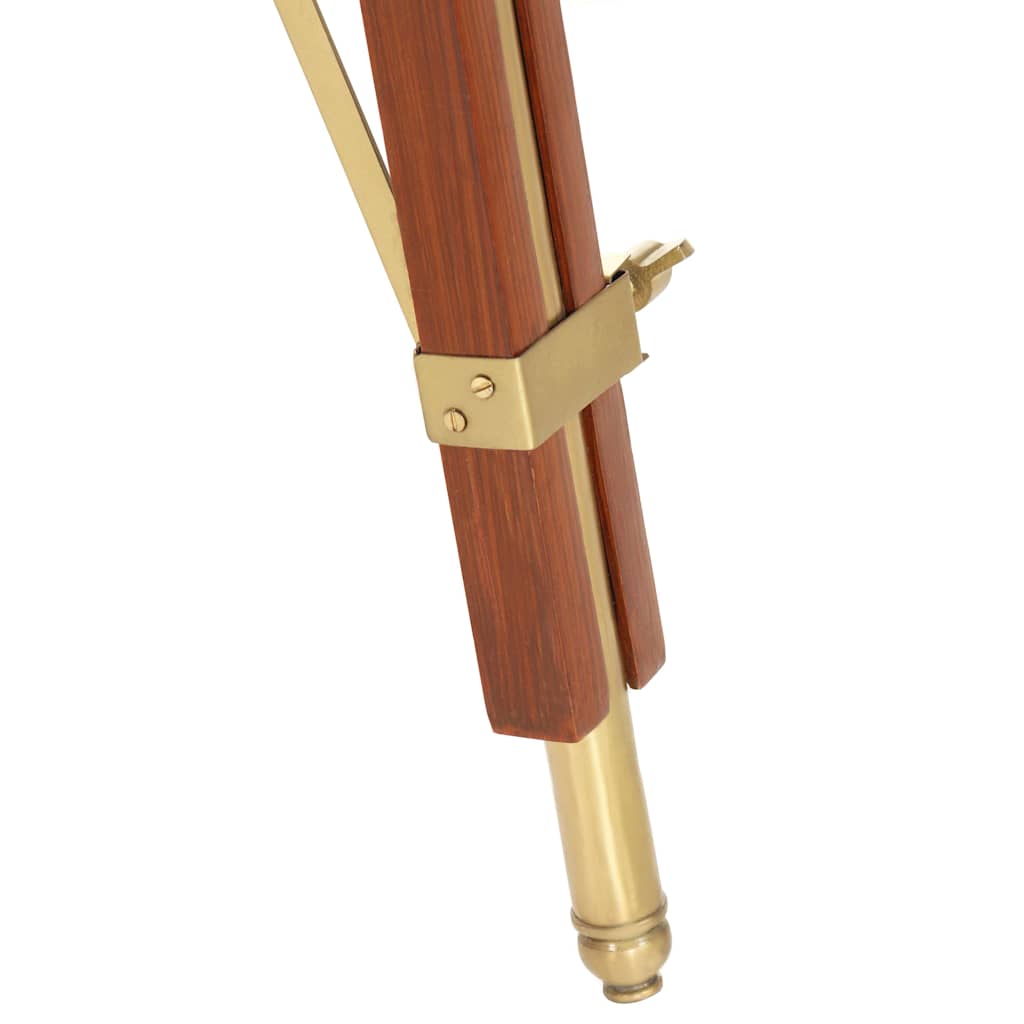 gulvlampe med trefod 193 cm massivt mangotræ
