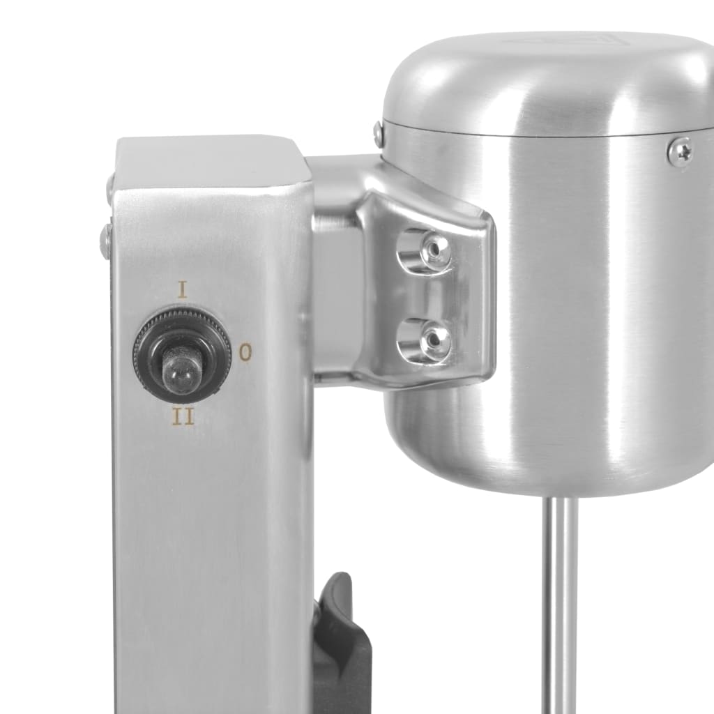 milkshakemaskine med 2 kopper 2 l rustfrit stål