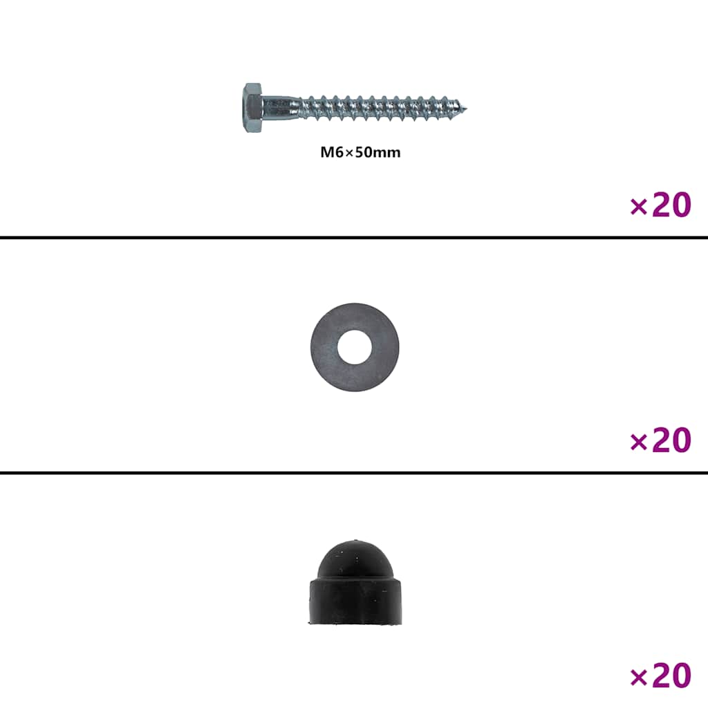 gynger med reb 2 stk. 38x16 cm polyethylen blå