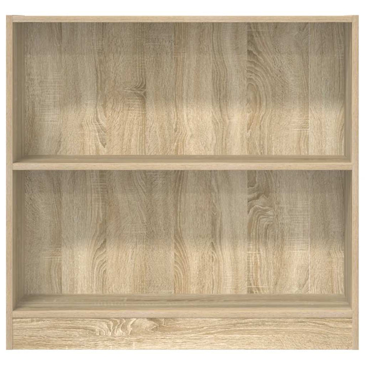 bogreol 80x24x75 cm spånplade sonoma-eg