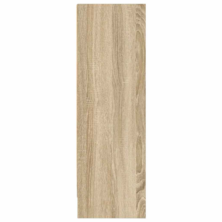 bogreol 80x24x75 cm spånplade sonoma-eg