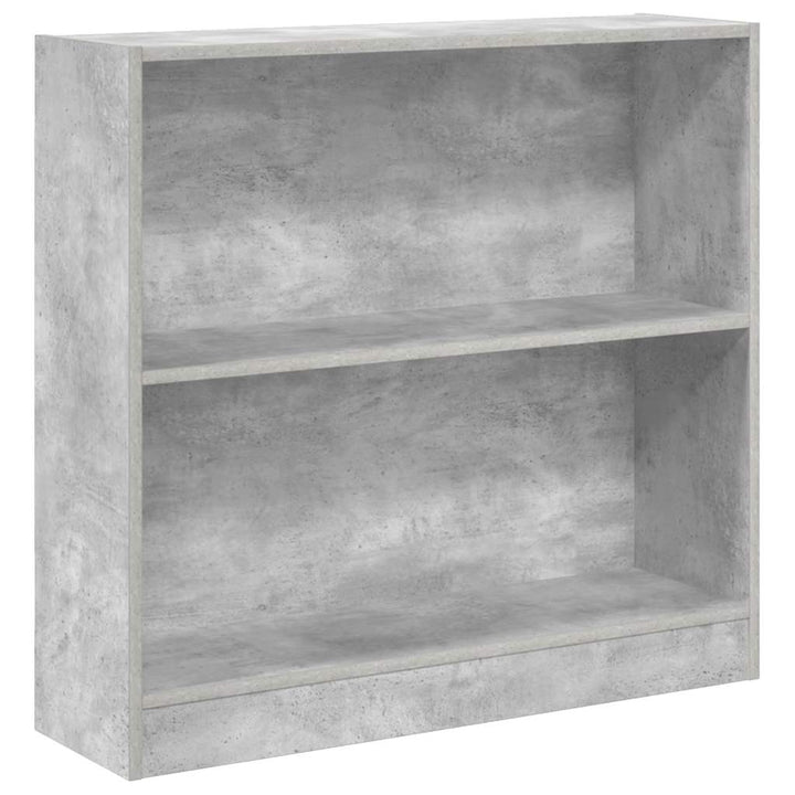 bogreol 80x24x75 cm konstrueret træ hvid