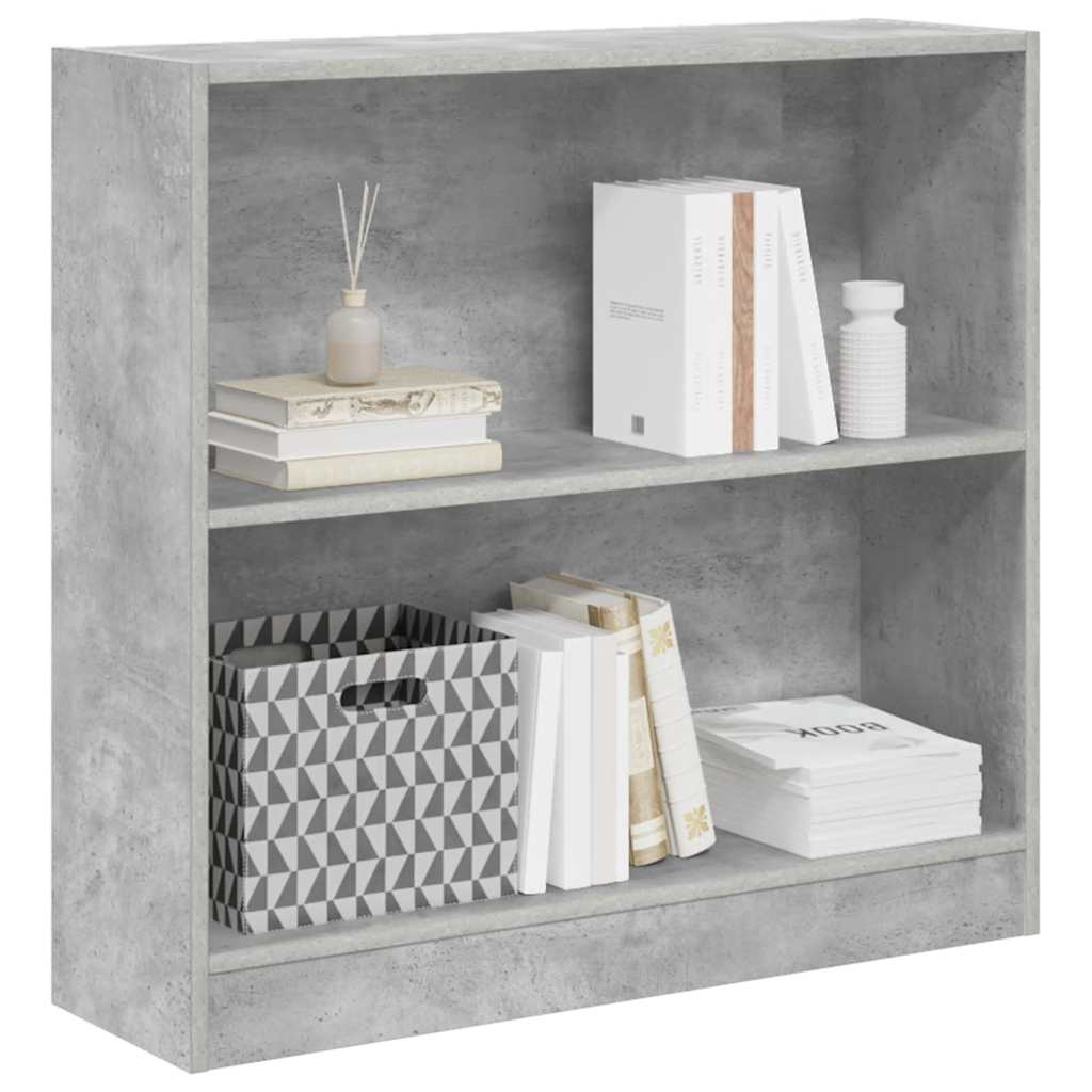 bogreol 80x24x75 cm konstrueret træ hvid