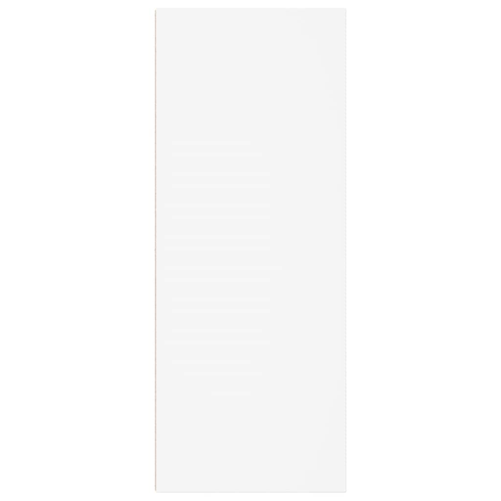 bogreol med 2 hylder 40x30x76,5 cm konstrueret træ hvid