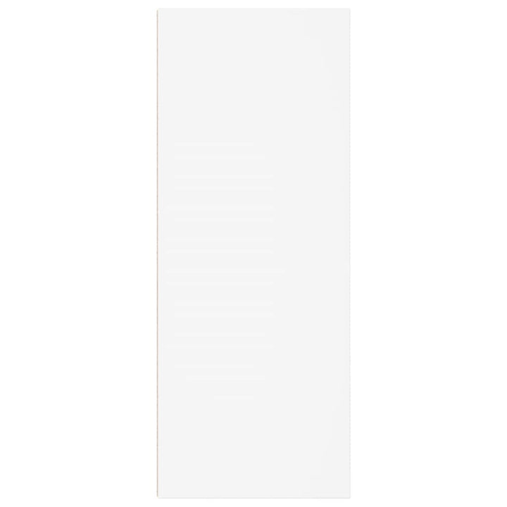 bogreol med 2 hylder 40x30x76,5 cm konstrueret træ hvid
