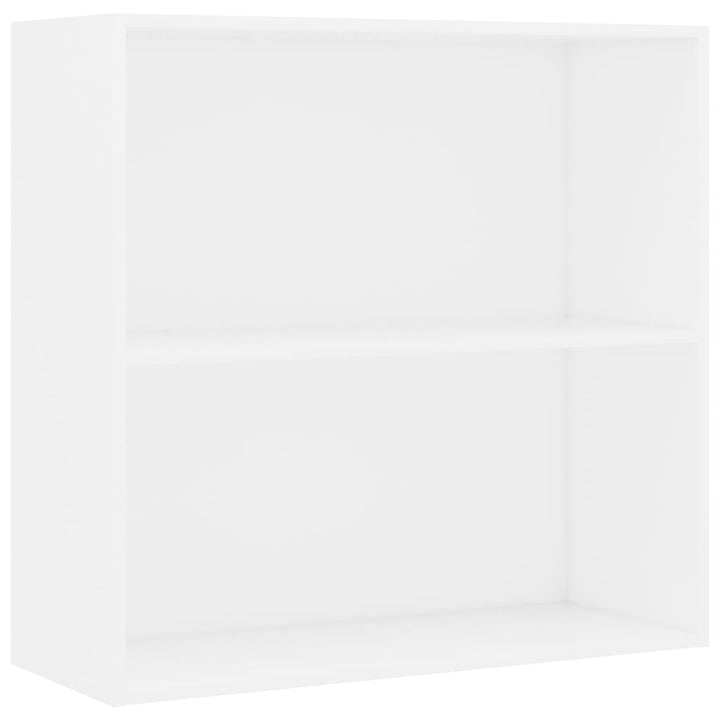 bogreol 80x30x76,5 cm konstrueret træ hvid