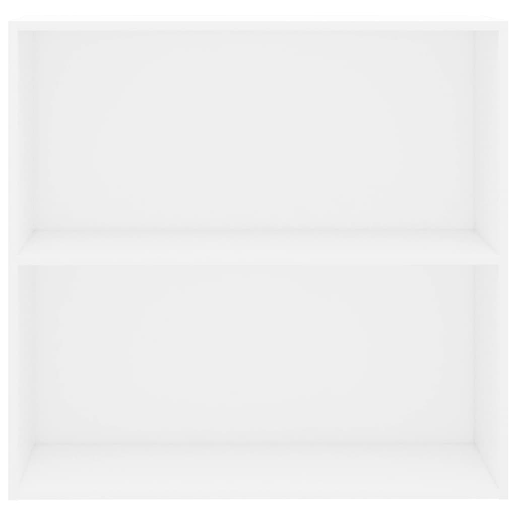 bogreol 80x30x76,5 cm konstrueret træ hvid