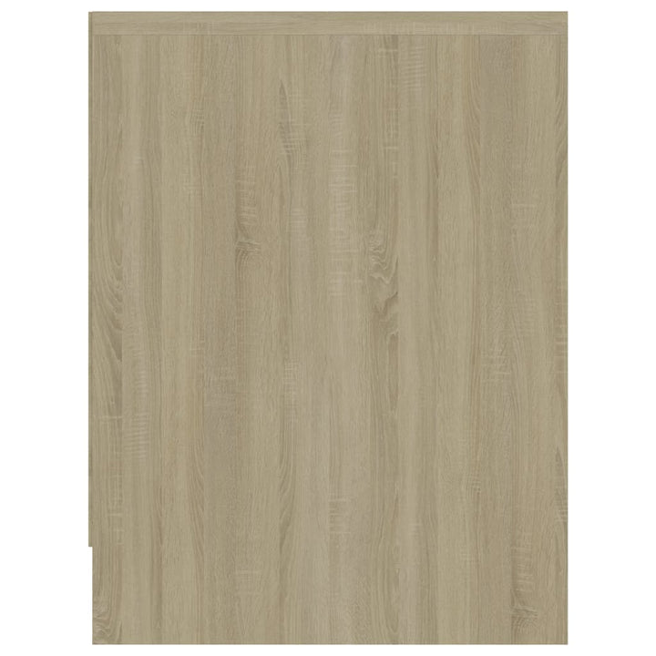 sengebord 40x30x40 cm konstrueret træ sonoma-eg