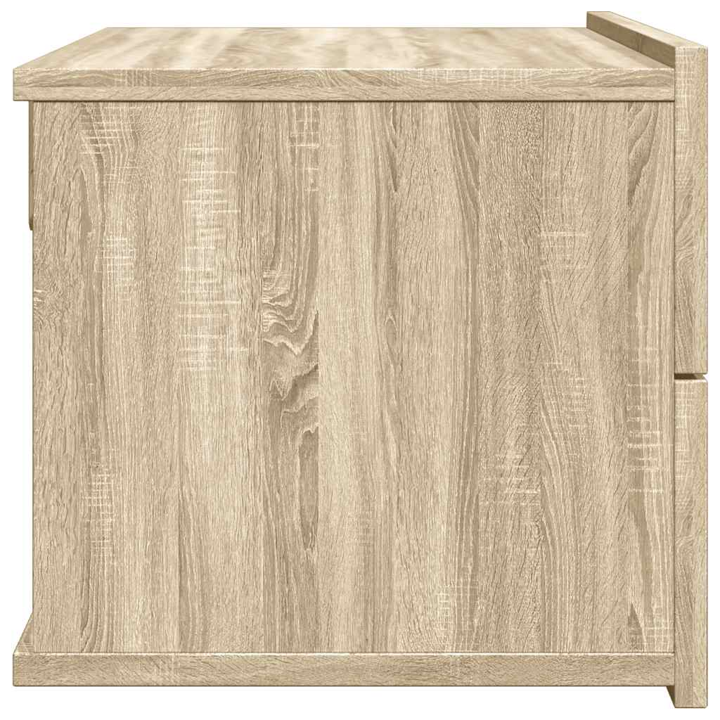 sengebord 40x30x30 cm konstrueret træ Sonoma-eg