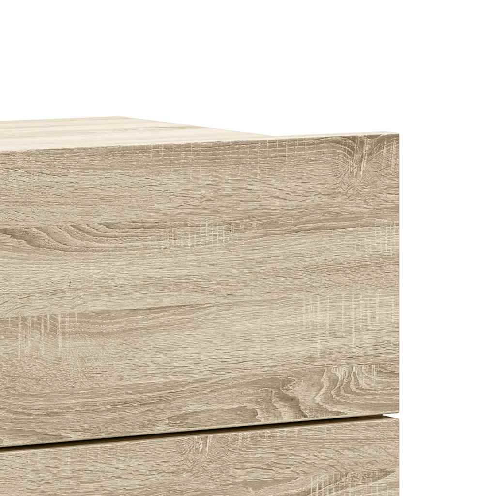 sengebord 40x30x30 cm konstrueret træ Sonoma-eg