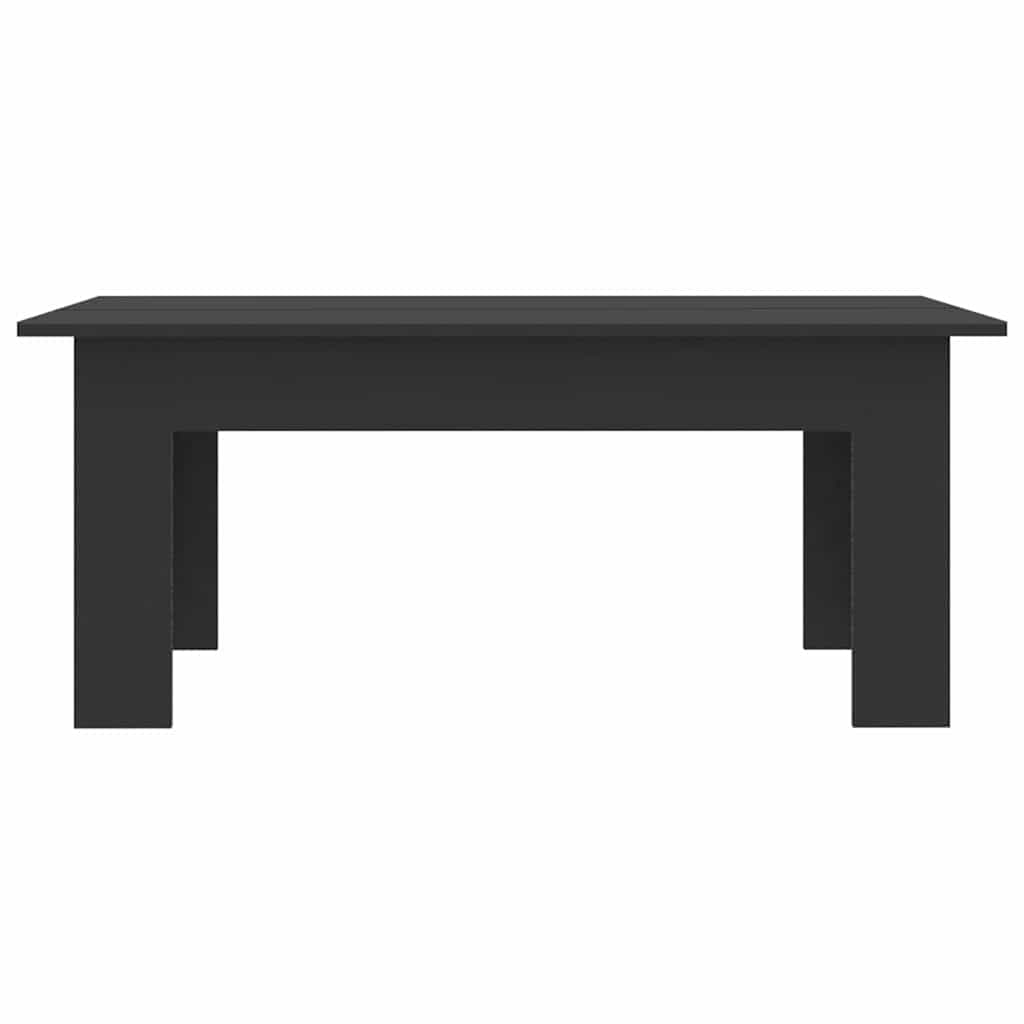 sofabord 100x60x42 cm konstrueret træ sort