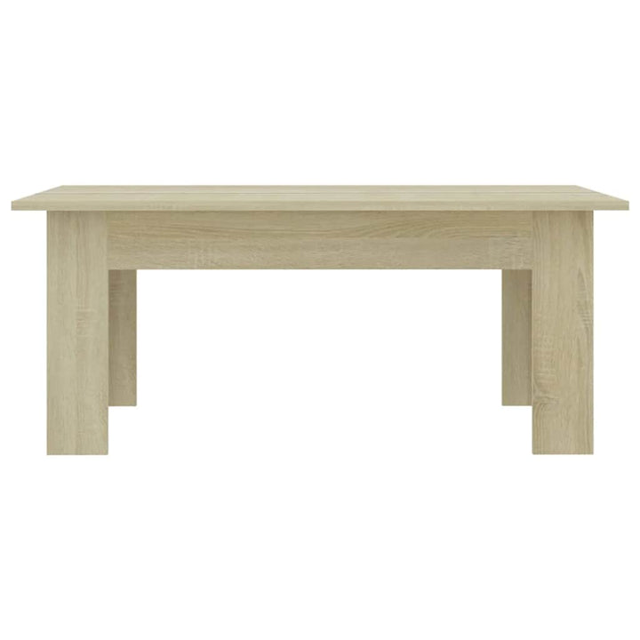 sofabord 100x60x42 cm konstrueret træ sonoma-eg