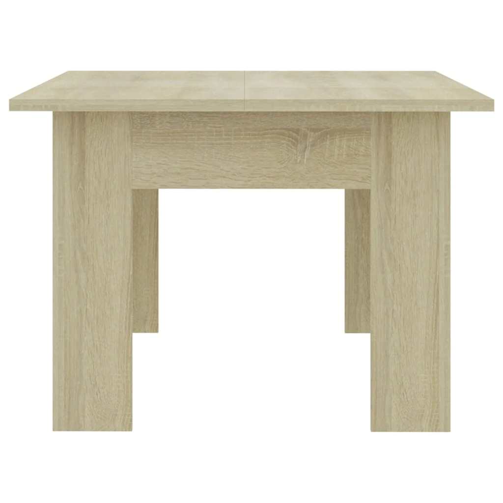 sofabord 100x60x42 cm konstrueret træ sonoma-eg
