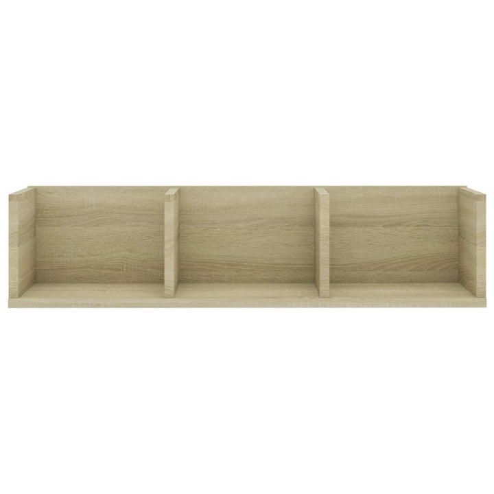 cd-reol 75x18x18 cm konstrueret træ sonoma-eg