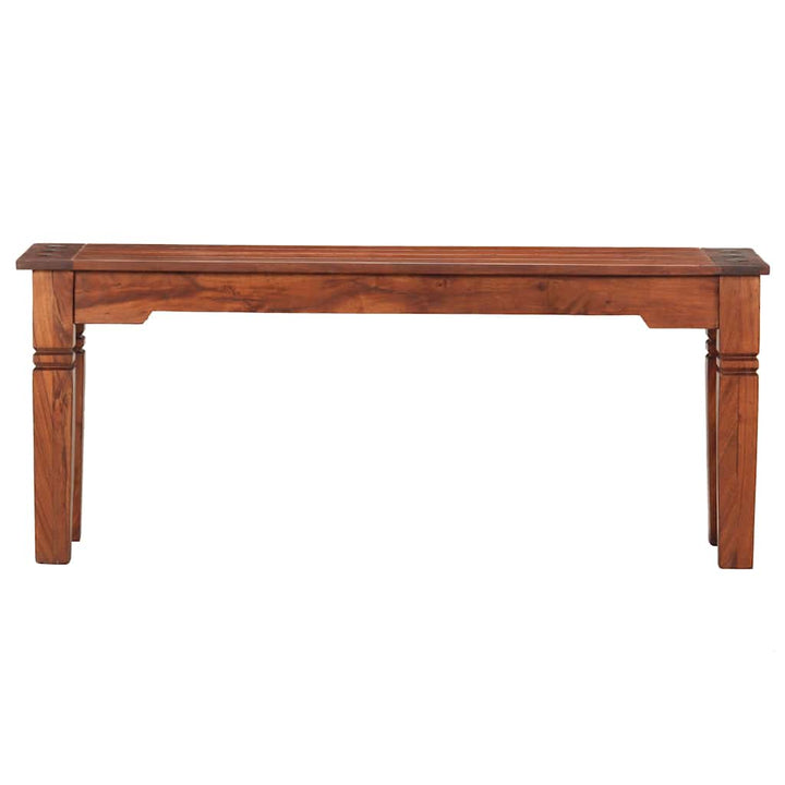 bænk 110 cm massivt akacietræ