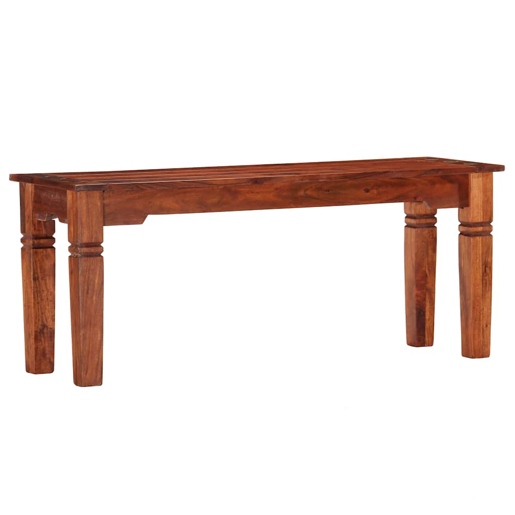 bænk 110 cm massivt akacietræ