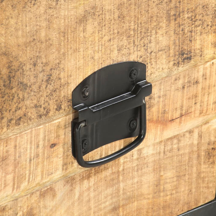 tv-skab 130x30x39 cm massivt mangotræ