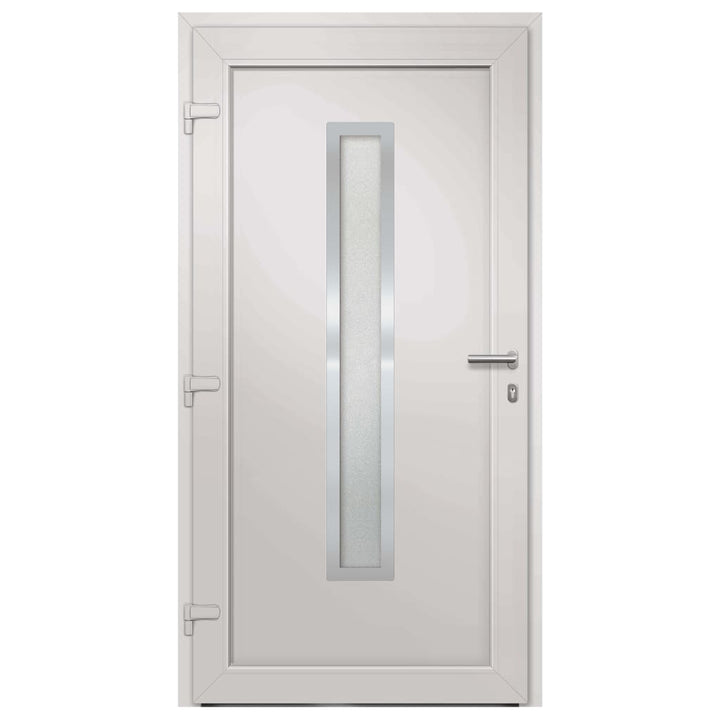 hoveddør 98x200 cm antracitgrå