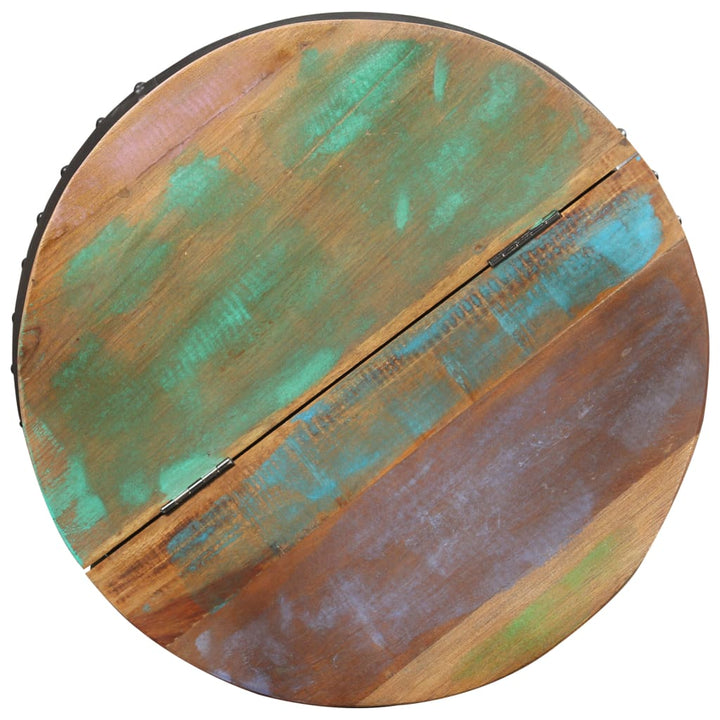 sofabord 53x43 cm massivt genbrugstræ