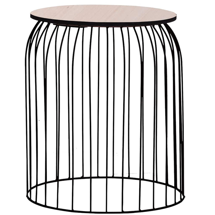 sofabordssæt 3 dele sort