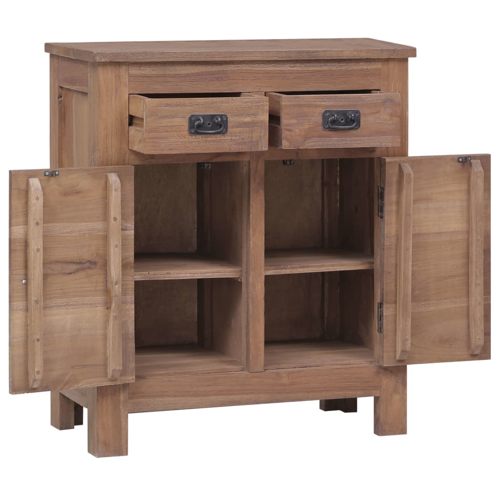 skænk 65x30x75 cm massivt teaktræ