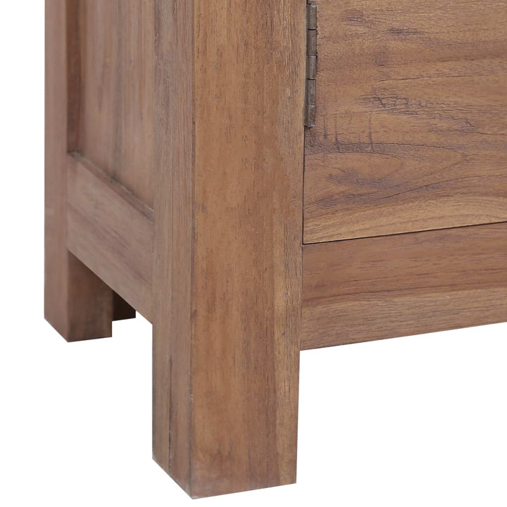 skænk 65x30x75 cm massivt teaktræ