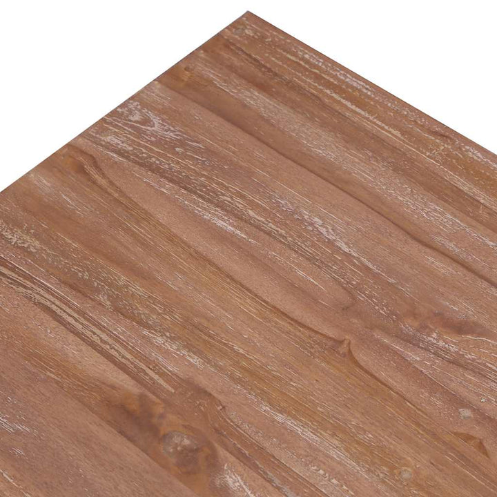 sofabord 70x70x30 cm massivt teaktræ