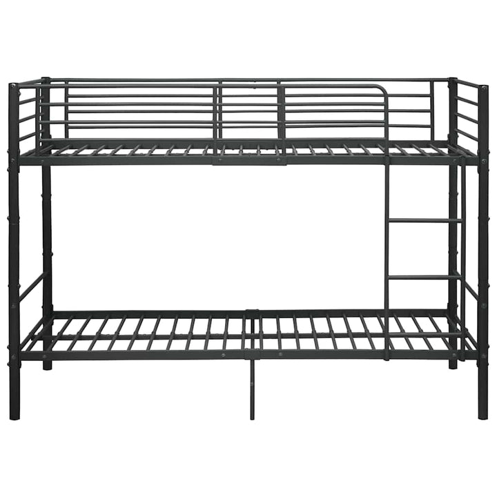 køjeseng 90x200 cm metal sort