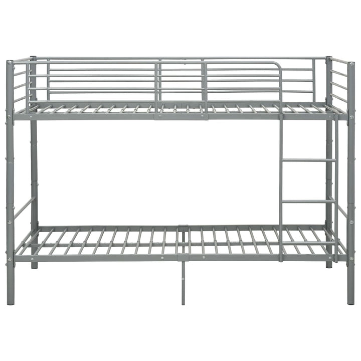 køjeseng 90x200 cm metal grå