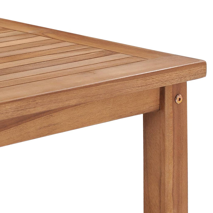 sofabord 45x45x45 cm massivt teaktræ