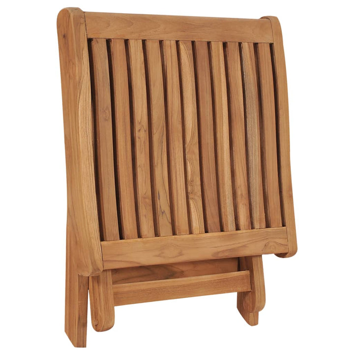 foldbar fodskammel 46,5x49x41,5 cm massivt teaktræ
