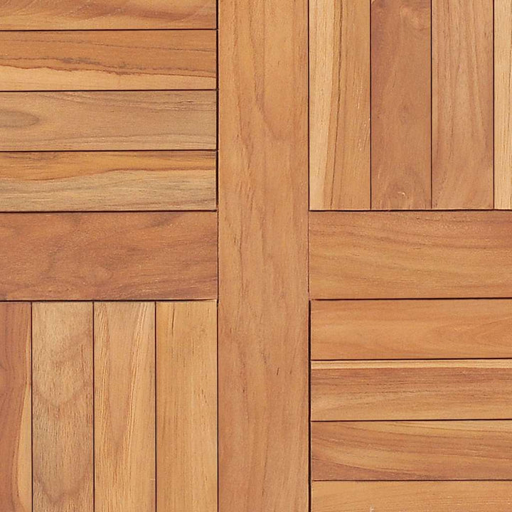 bordplade 60x60x2,5 cm massivt teaktræ