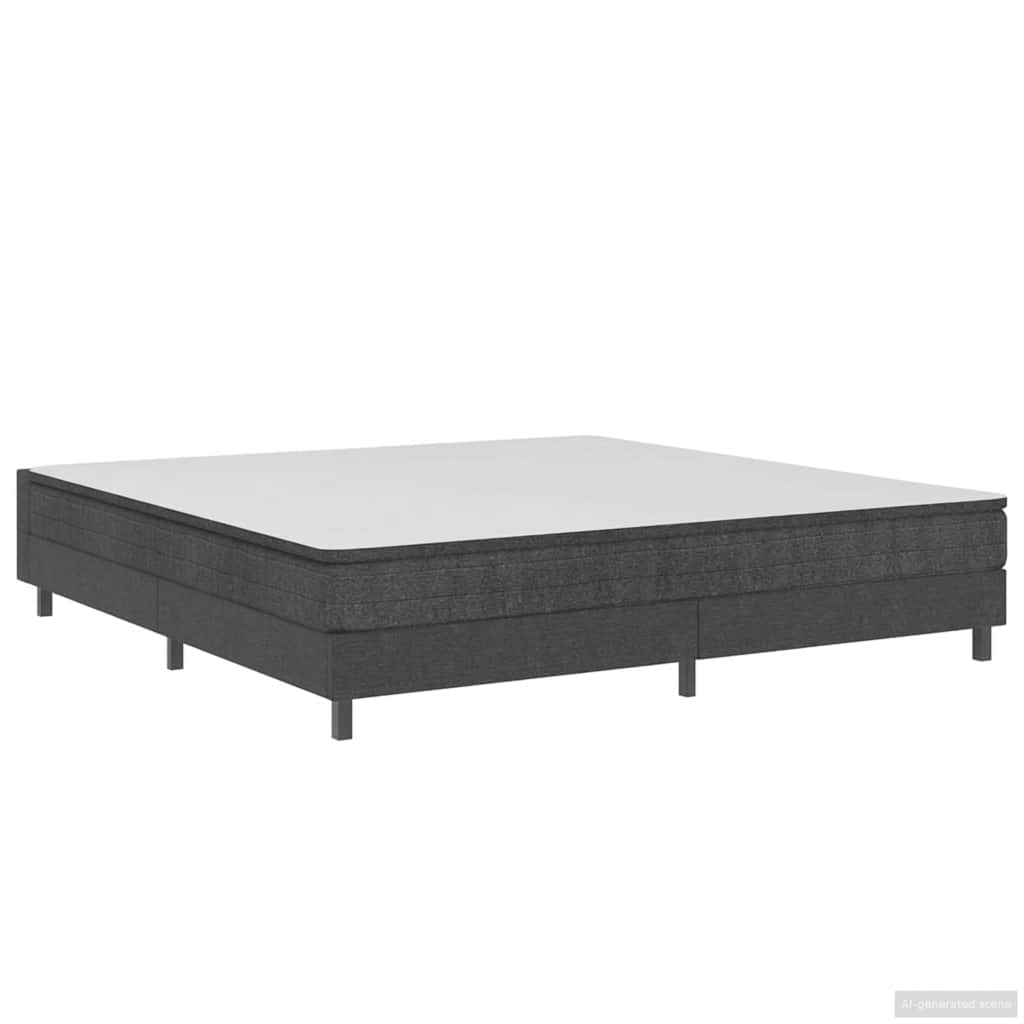 sengestel til boxmadras 180x200 cm stof grå