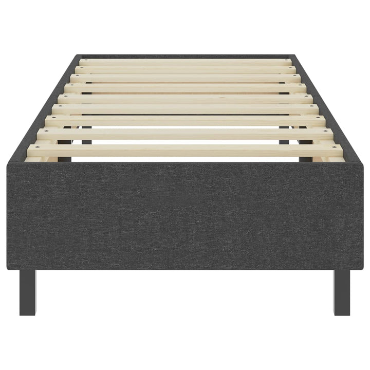 sengestel til boxmadras 100x200 cm stof grå