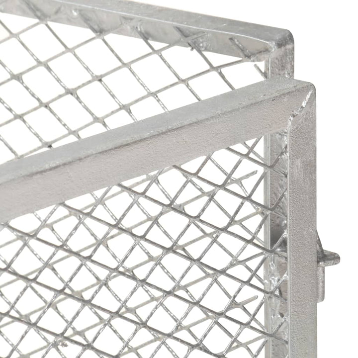 kompostbeholder 85x85x70 cm galvaniseret jern