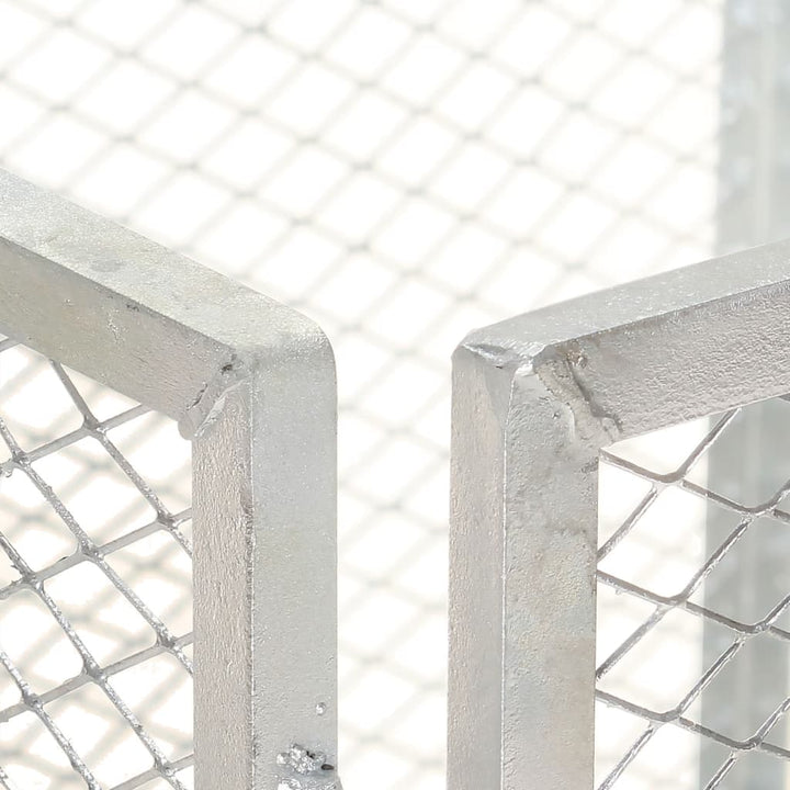 kompostbeholder 85x85x70 cm galvaniseret jern
