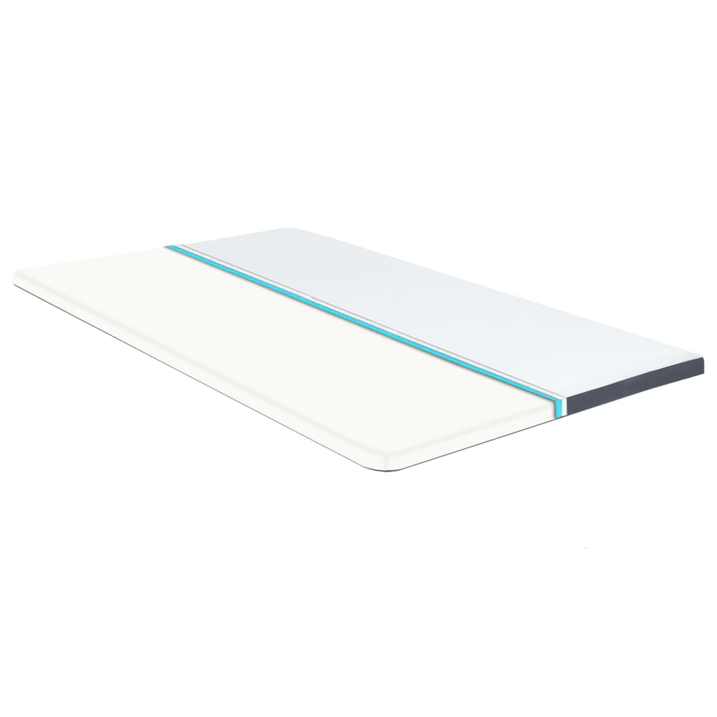 topmadras til seng med boxmadras 200x120x5 cm medium blød
