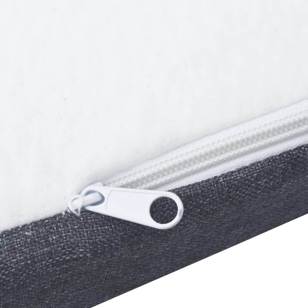 topmadras til seng med boxmadras 200x120x5 cm medium blød