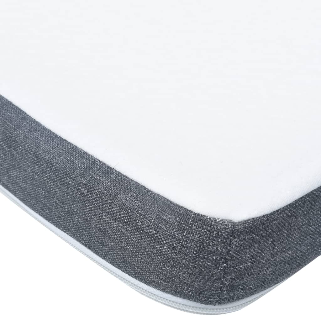 topmadras til seng med boxmadras 200x120x5 cm medium blød