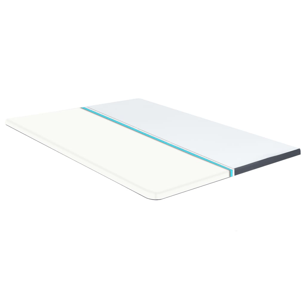 topmadras til seng med boxmadras 200x140x5 cm medium blød