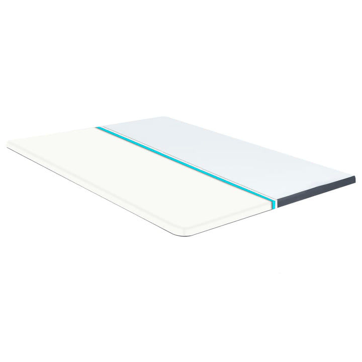 topmadras til seng med boxmadras 200x140x5 cm medium blød
