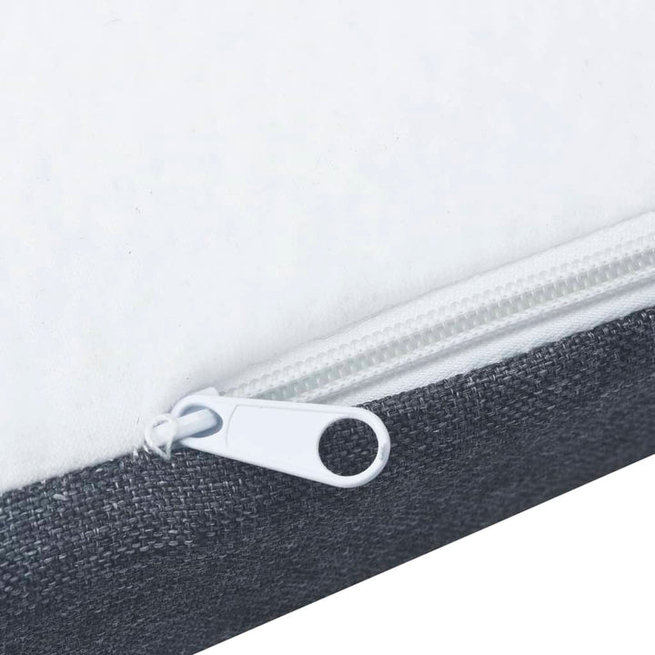 topmadras til seng med boxmadras 200x140x5 cm medium blød