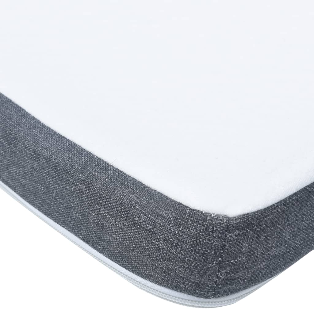 topmadras til seng med boxmadras 200x160x5 cm medium blød