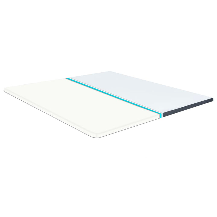 topmadras til seng med boxmadras 200x180x5 cm medium blød