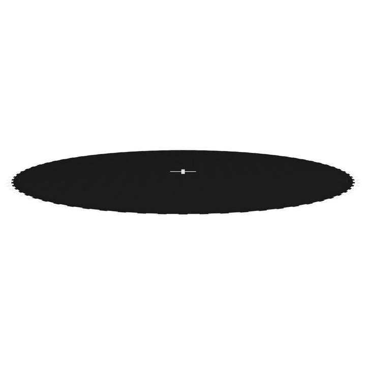 trampolinmåtte til 13 ft/3,96 m rund trampolin stof sort