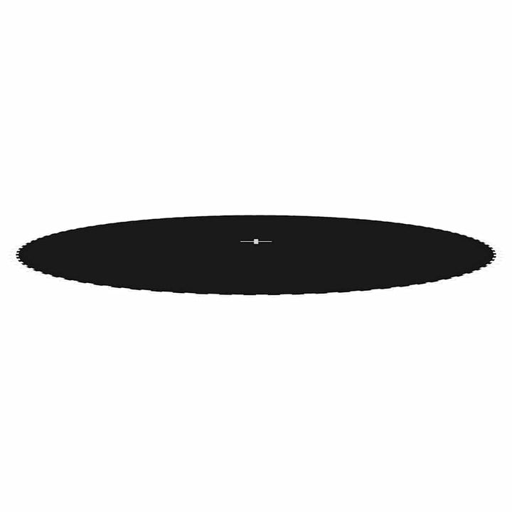 trampolinmåtte til 15 ft/4,57 m rund trampolin stof sort