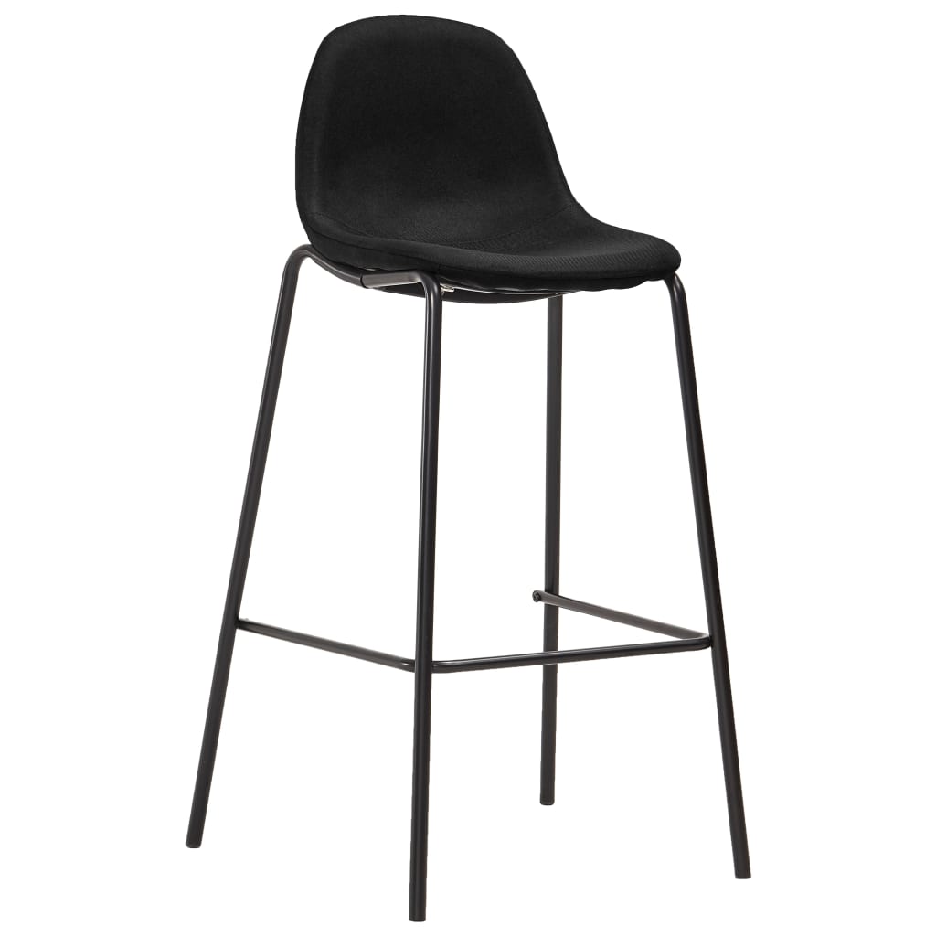 barsæt 3 dele stof sort