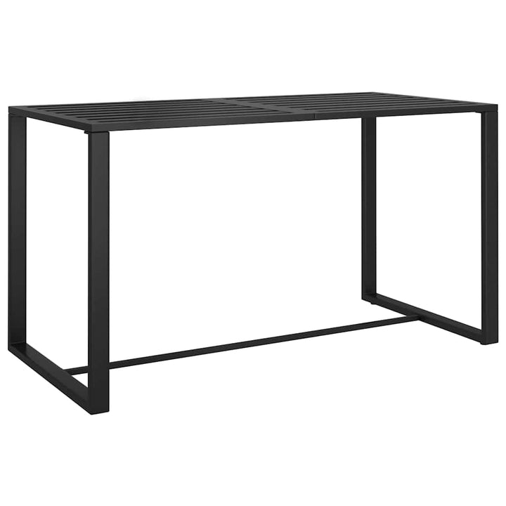 loungesæt med hynder 5 dele aluminium antracitgrå