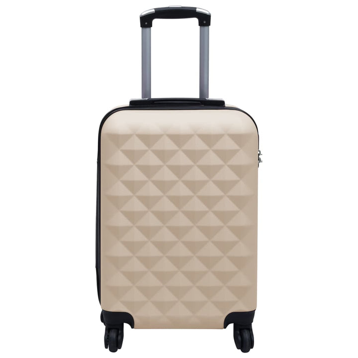 hardcase-kuffert ABS guldfarvet