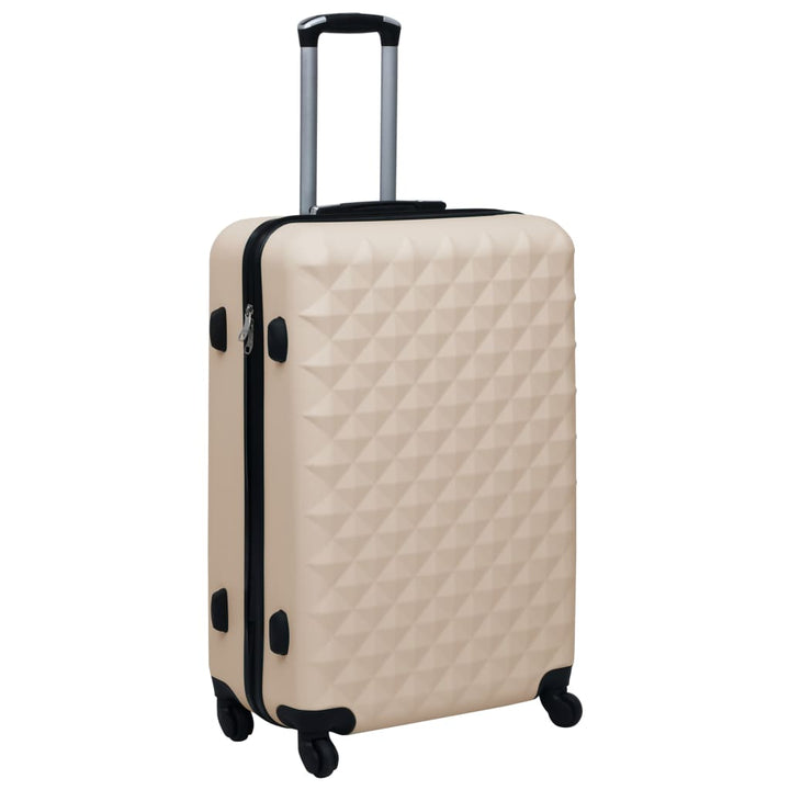 hardcase-kuffert ABS guldfarvet